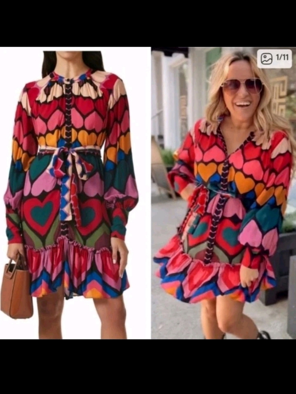 Farm Rio Hearts Minidress